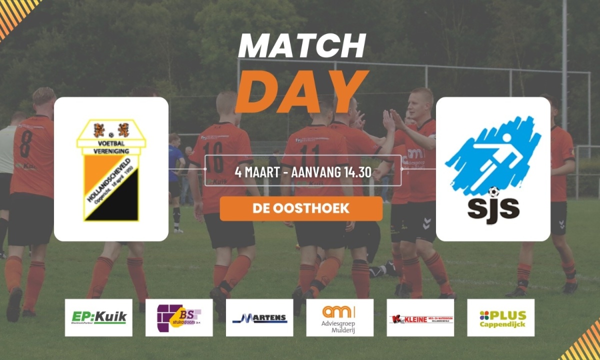 Matchday - Hollandscheveld - SJS