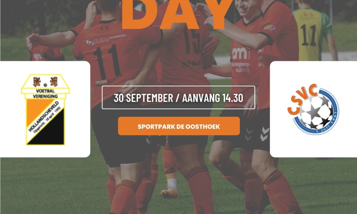 Vooraankondiging 1e elftal