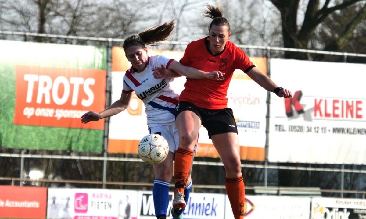 Dames Hollandscheveld bieden Bruchterveld eerste nederlaag van 2025