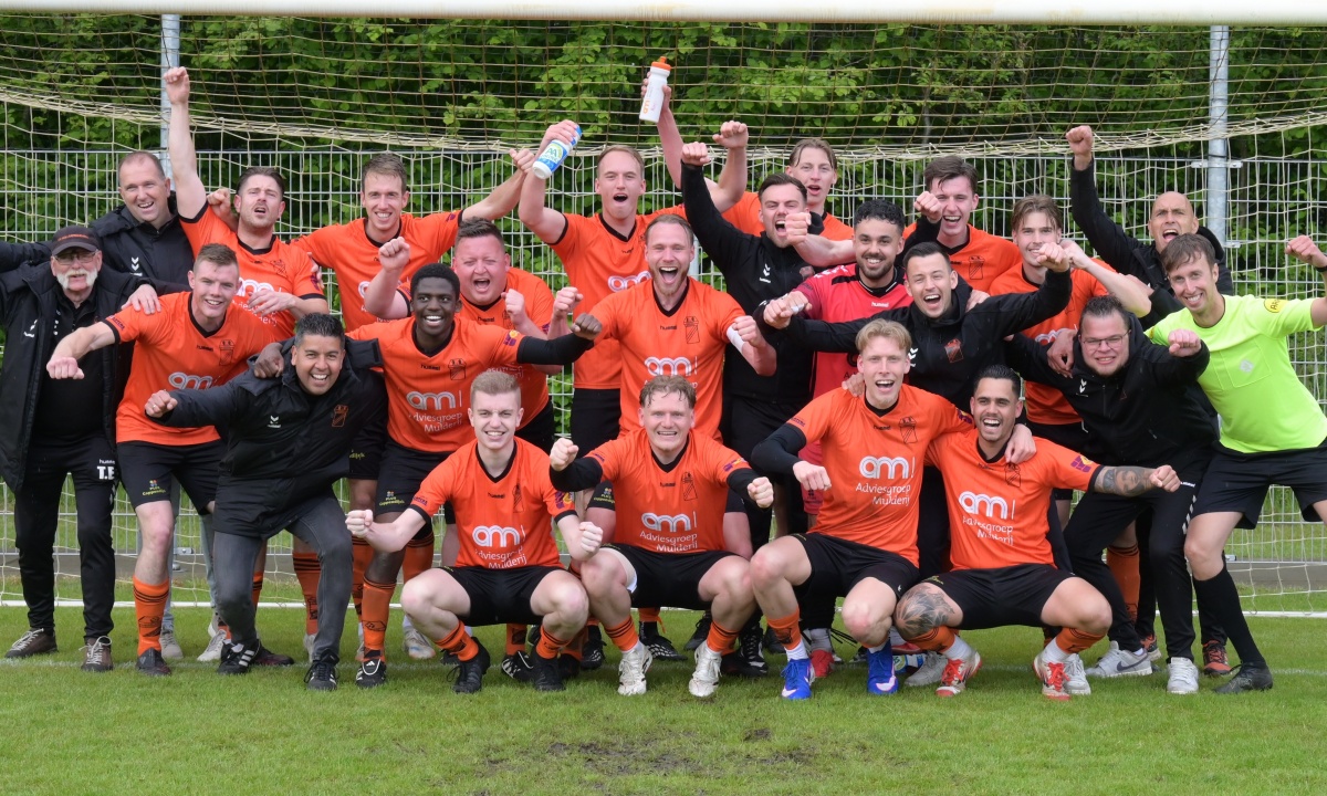Overwinning vv Hollandscheveld levert kampioenschap op