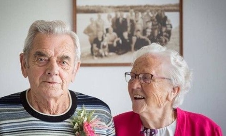 Henk Bijl en Lena Bijl-Stevens zestig jaar getrouwd