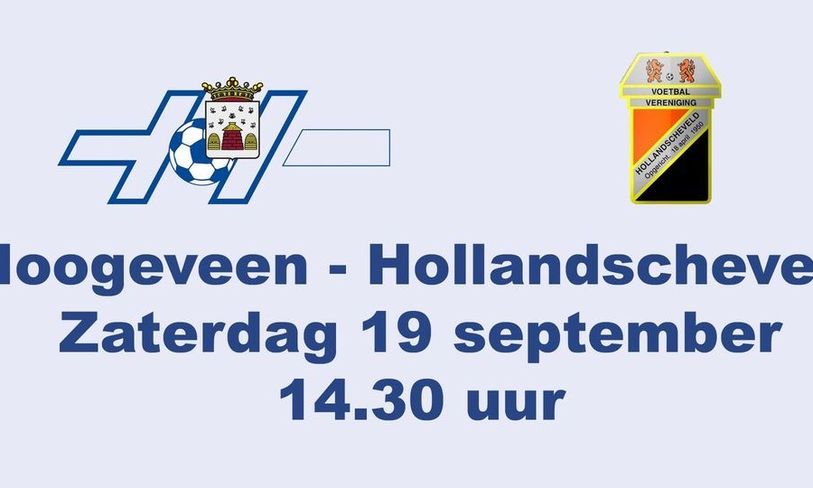 Registratie VV Hoogeveen - VV Hollandscheveld
