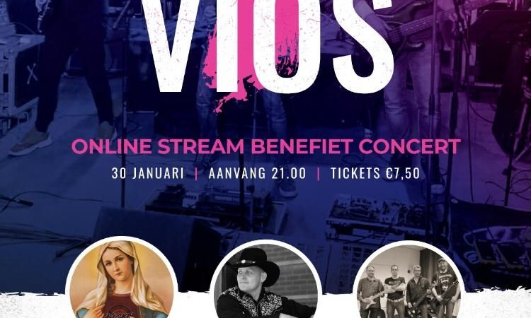Online stream benefiet concert UITGESTELD