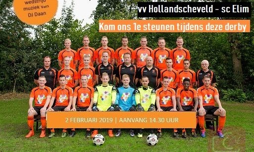 Voorbeschouwing: Competitiewedstrijden 2-2-2019